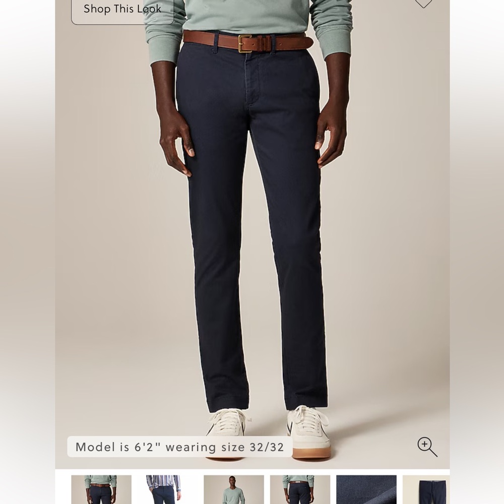 J. Crew Navy 484 Slim Pants 34/30